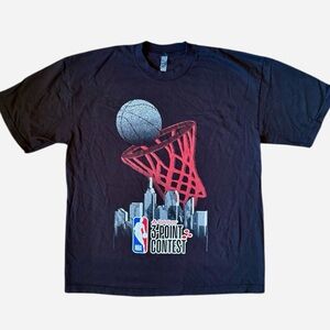NBA All-Star 3-Point Contest Black Graphic T-Shirt